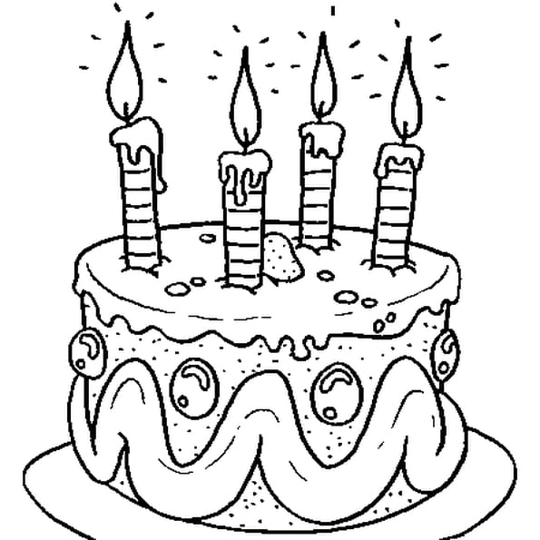 Gâteau D'Anniversaire Pixabay - dessin gateaux anniversaire