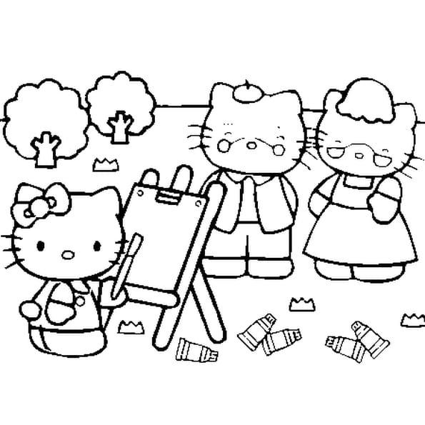  on Hello Kitty   Coloriage Hello Kitty En Ligne Gratuit A Imprimer Sur