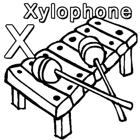 comment dessiner un xylophone